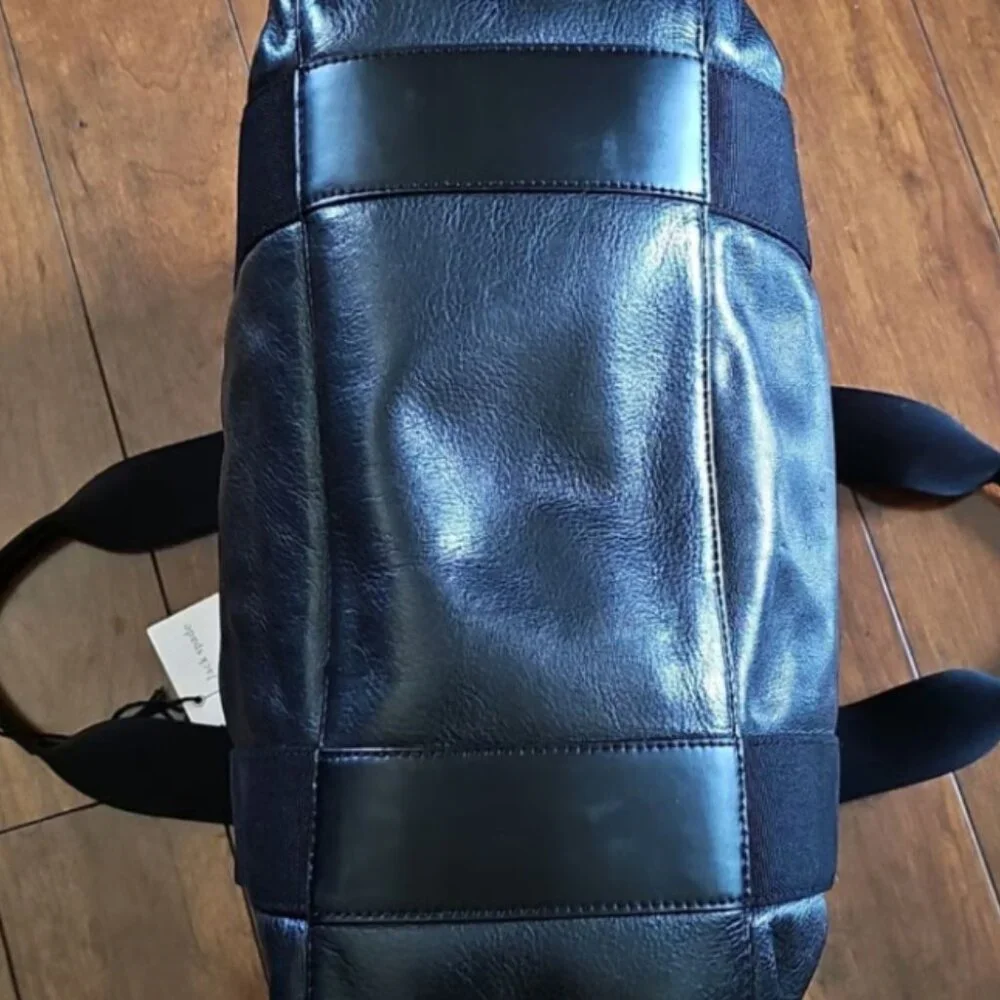 NWT Jack Spade Leather Tote Bag Sample Prototype & L.L. Bean Storage Bag - Picture 11 of 14